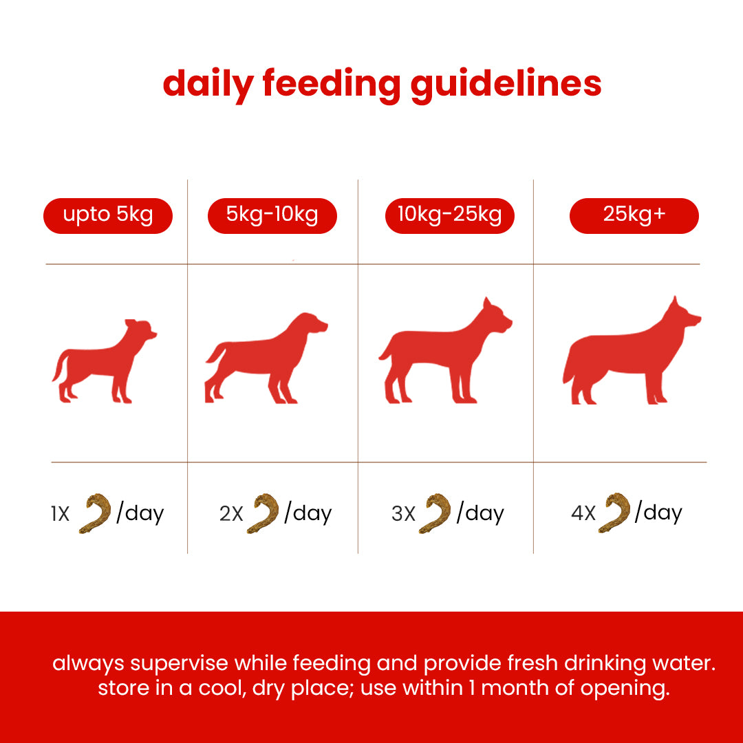 Nootie Happy Chews – Dehydrated Chicken Neck Dog Treats (80g) | All-Natural, High-Protein, Crunchy Snack