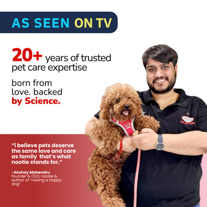 Nootie Happy Chews – Dehydrated Chicken Neck Dog Treats (80g) | All-Natural, High-Protein, Crunchy Snack