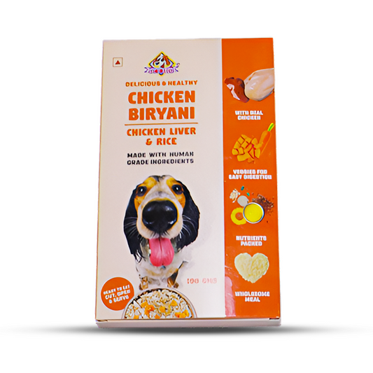 Nootie Freshly Wholesome Chicken Biryani | Chicken Liver & Rice Flavor Gluten Free 300 Gms