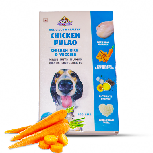 Nootie Freshly Wholesome Chicken Pulao | Chicken Rice & Veggies Flavor Gluten Free Non Vegetarian Meal 300 Gms