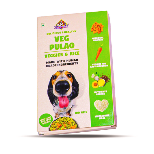 Nootie Freshly Wholesome Veg Pulao | Veggies & Rice Flavor Gluten Free | 100% Vegetarian Meal 100 Gm