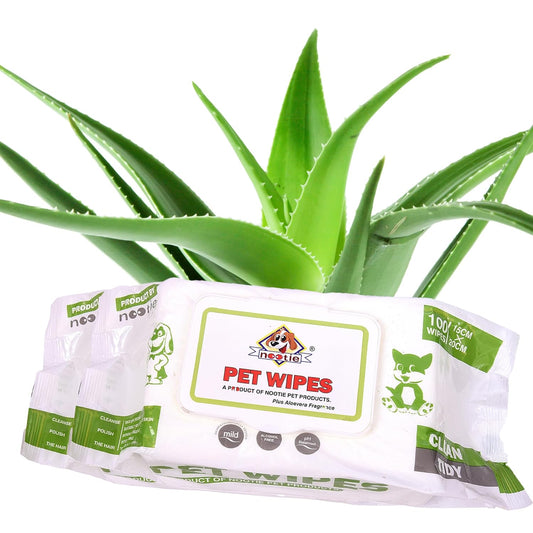 Nootie Wet Pet Wipes 100 Pulls , suitable for Cats & Dogs