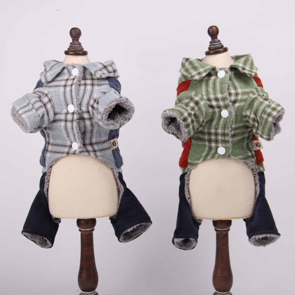 Nootie Winter Double Layer Jumpsuit for Dogs | Warm, Lightweight | Easy Wear Button Design