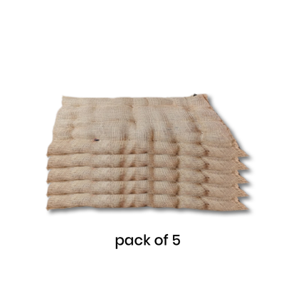 Nootie Jute Bed for Dogs & Cats | Eco-Friendly, Soft & Durable Pet Sleeping Mat – Small (65 x 52 x 5 cm)