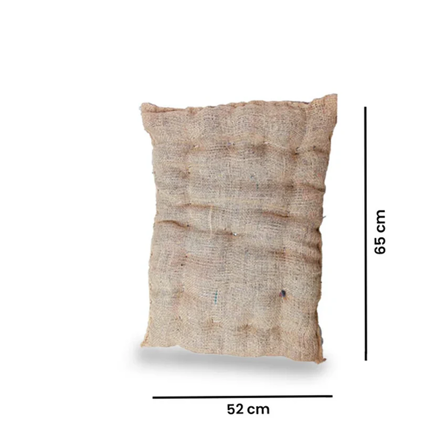 Nootie Jute Bed for Dogs & Cats | Eco-Friendly, Soft & Durable Pet Sleeping Mat – Small (65 x 52 x 5 cm)