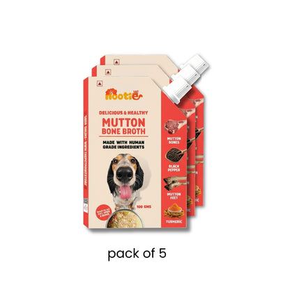 Nootie Natural Mutton Broth for Dogs & Cats – Nutrient-Rich, Hydrating Meal Topper (100ml)