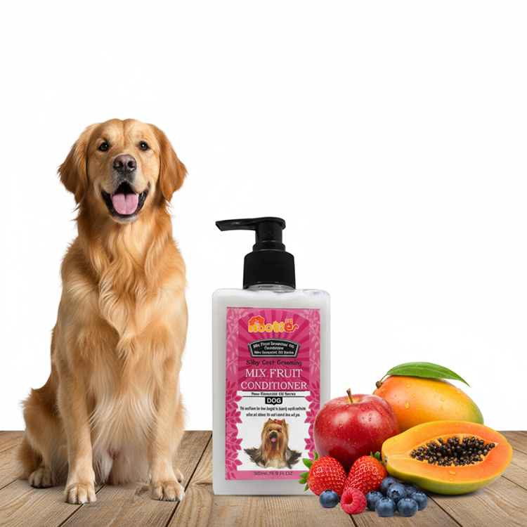 Nootie Mix Fruit Conditioner for Dogs (300 ml) | Silky Coat Grooming with Essential Oils & Natural Fruit Extracts