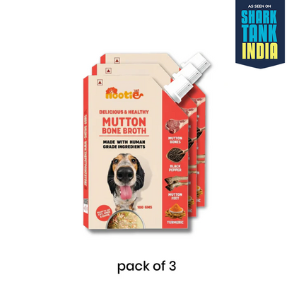 Nootie Natural Mutton Broth for Dogs & Cats – Nutrient-Rich, Hydrating Meal Topper (100ml)