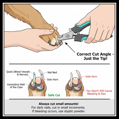 Furrtoolz Premium Nail Cutter | Safe Guard, Sharp Blades & Anti-Slip Grip