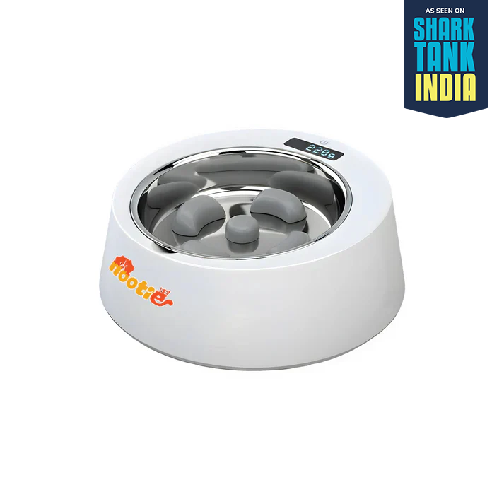 Nootie 2-in-1 Smart Weighing Bowl for Dogs & Cats | Digital Scale + Slow Feeder | Scientific Portion Control, Anti-Slip Base | Healthy Eating for Pets