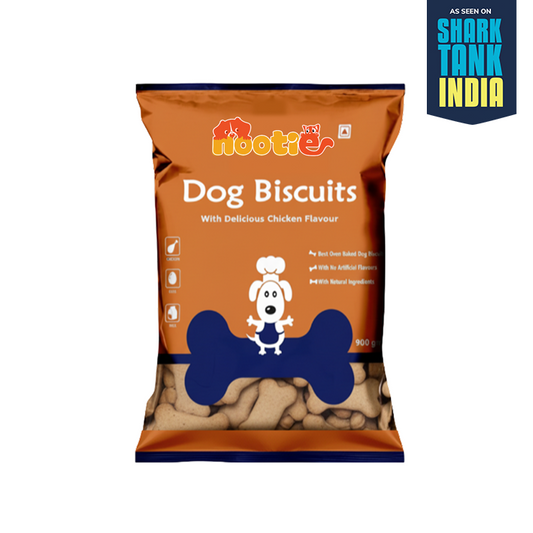 Nootie Chicken Biscuits with Peanut Butter Flavour for Adult Dogs (900g) | High-Protein, Crunchy & Energy-Rich Treats