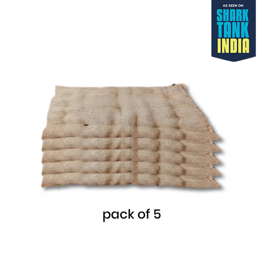 Nootie Jute Bed for Dogs & Cats | Eco-Friendly, Soft & Durable Pet Sleeping Mat – Small (65 x 52 x 5 cm)