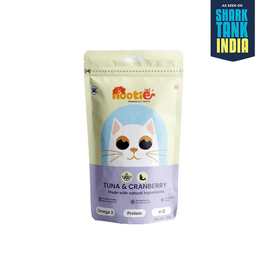 Nootie Premium Cat Treats – Tuna & Cranberry, Omega 3 Rich, Natural Ingredients (35g)