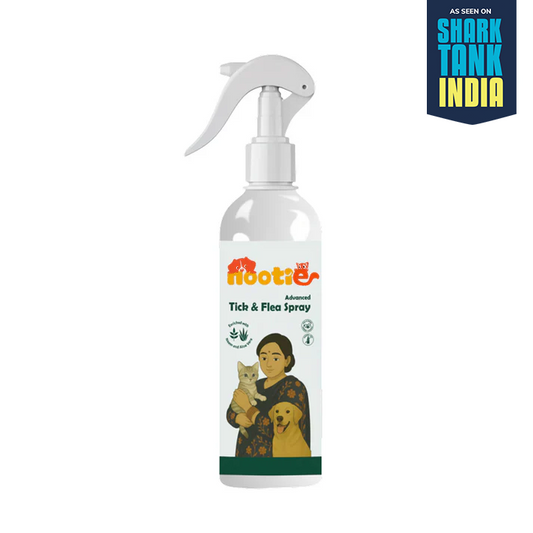 Nootie Tick & Flea Spray with Neem & Aloe Vera (250 ml) | Fast-Acting, Soothing, Daily Protection