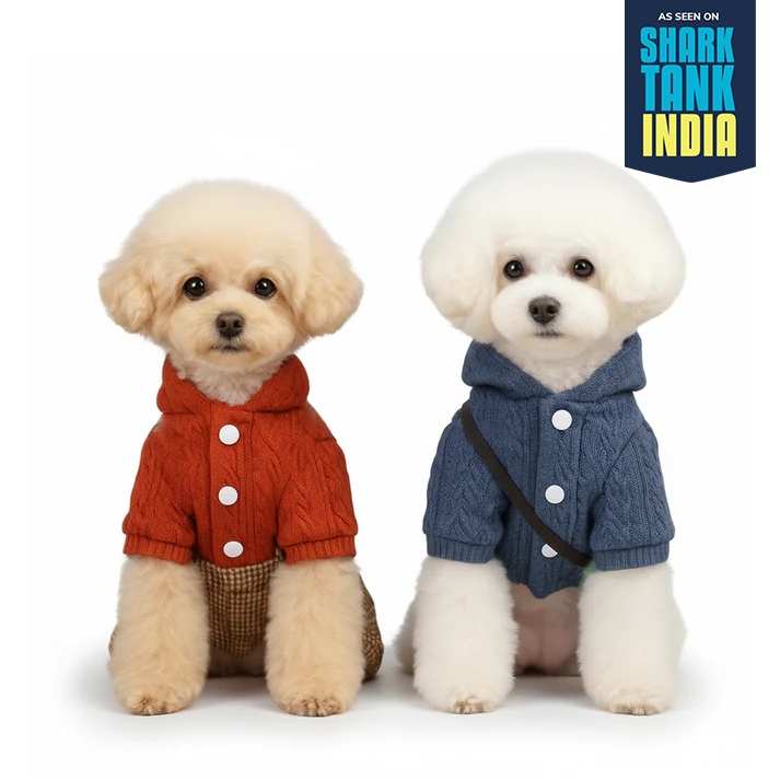 Nootie Winter Double Layer Jumpsuit for Dogs | Soft, Warm and Lightweight | Easy Wear Button Design