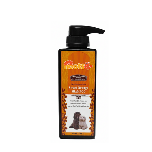 Nootie Skin Protection Sweet Orange Shampoo for Dogs (300 ml) | Anti-Itch, Moisturising Formula with Aloe Vera, Coconut & Vitamin E