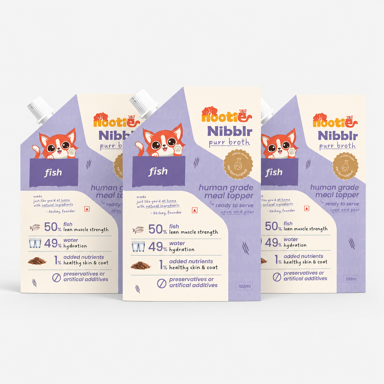 Nootie Nibblr - Everyday Meal Broths for Cats
