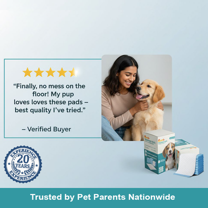 Nootie Puppy Training Pads  – Ultra-Absorbent, Leak-Proof & Odour-Control Potty Pads for Dogs