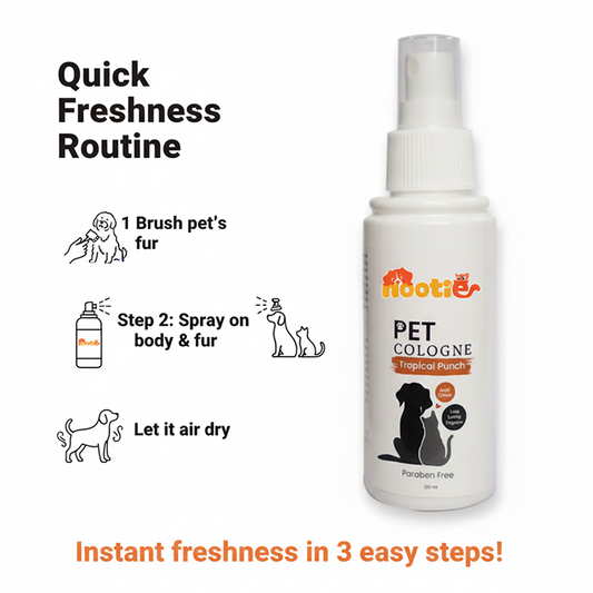 Nootie Pet Cologne – Tropical Punch (100 ml) | Long-Lasting, Paraben-Free Fragrance for Dogs & Cats