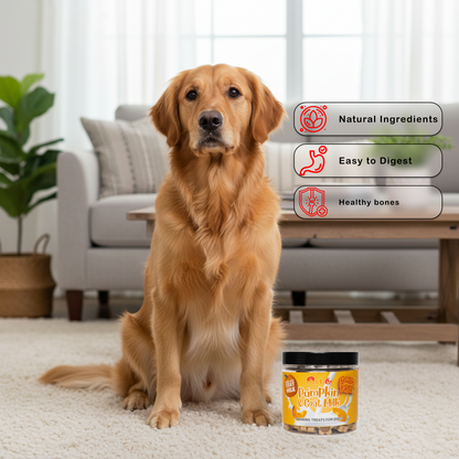 Nootie Gluten-Free Training Treats for Dogs – Pumpkin & Goat Milk Flavour (220g) | Dental Care, Digestion & Immune Support