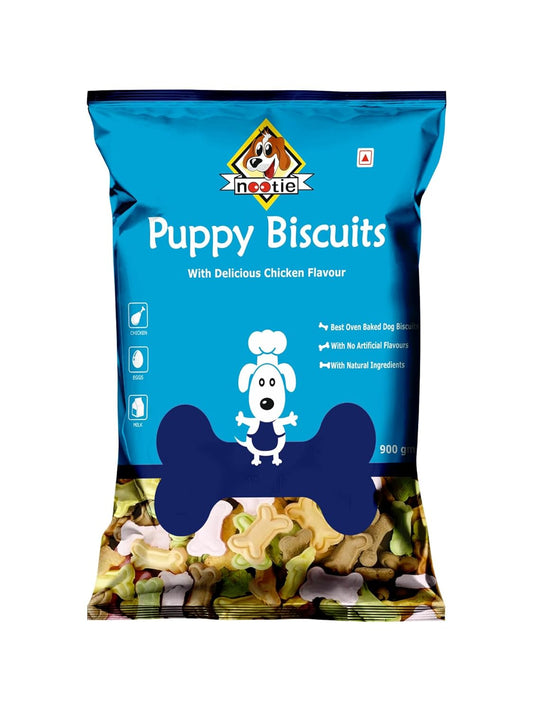 Nootie Chicken Biscuits with Assorted Flavour for Puppies - 900 Gms(New & Improved)