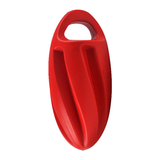 Nootie Hard Rubber Toy for Dog Durable, Non-Toxic Chew Toy for Dogs, Great for Playing, Teething, Chewing & Training, Red (Rugby, Large)