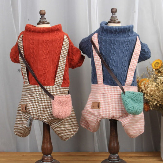 Nootie Winter Double Layer Jumpsuit for Dogs | Warm, Lightweight | Easy Wear Button Design