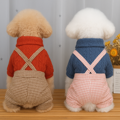 Nootie Winter Double Layer Jumpsuit for Dogs | Warm, Lightweight | Easy Wear Button Design