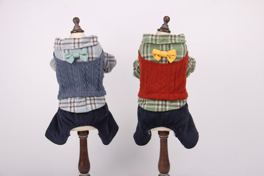 Nootie Winter Double Layer Jumpsuit Cloth for Dogs