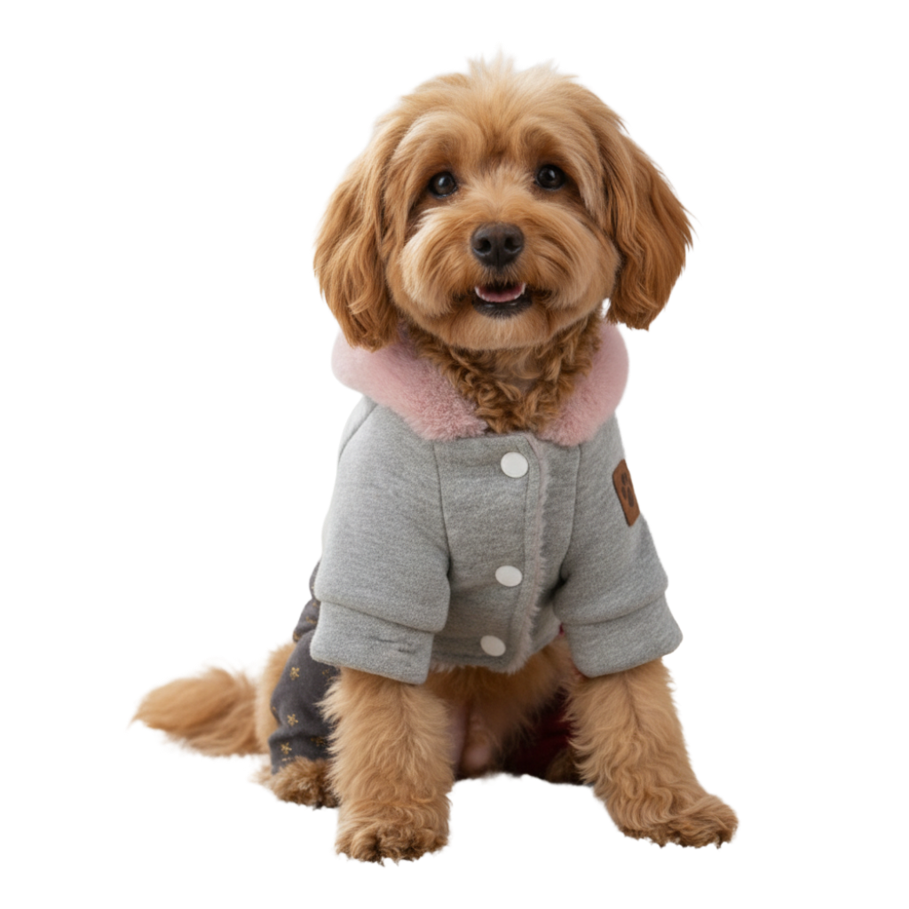 Nootie Winter Double Layer Jumpsuit with Hoodie for Dogs | Warm, Soft & Lightweight