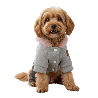 Nootie Winter Double Layer Jumpsuit with Hoodie for Dogs | Warm, Soft & Lightweight
