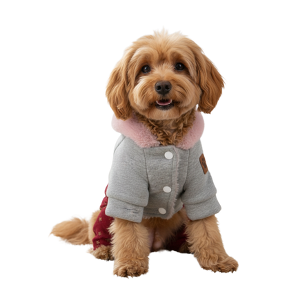 Nootie Winter Double Layer Jumpsuit with Hoodie for Dogs | Warm, Soft & Lightweight