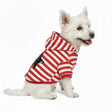 Nootie Winter Double Layer Jumpsuit with Hoodie for Dogs | Red-White | Warm, Soft & Lightweight