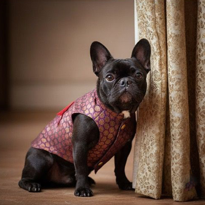 Nootie Festive Sherwani for Dogs –Purple | Stylish Outfit for Weddings & Festivals