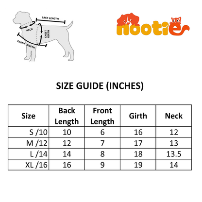 Nootie Winter Double Layer Jumpsuit Cloth for Dogs