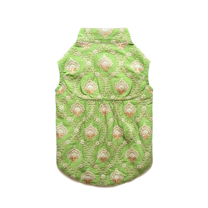 Nootie Festive Sherwani for Dogs – Parrot Green | Traditional Indian Ethnic Wear for Pets