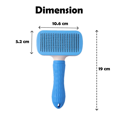 Nootie Slicker Brush for Dogs & Cats | Gentle Detangling, De-Shedding & Coat Shine