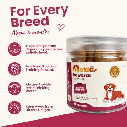 Rewards Jar Treats - Strawberry & Milk - 220g