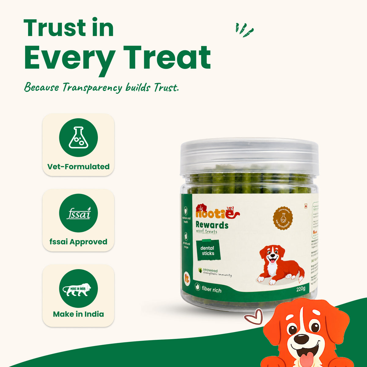Rewards Jar Treats - Seeweed Dental - 220g