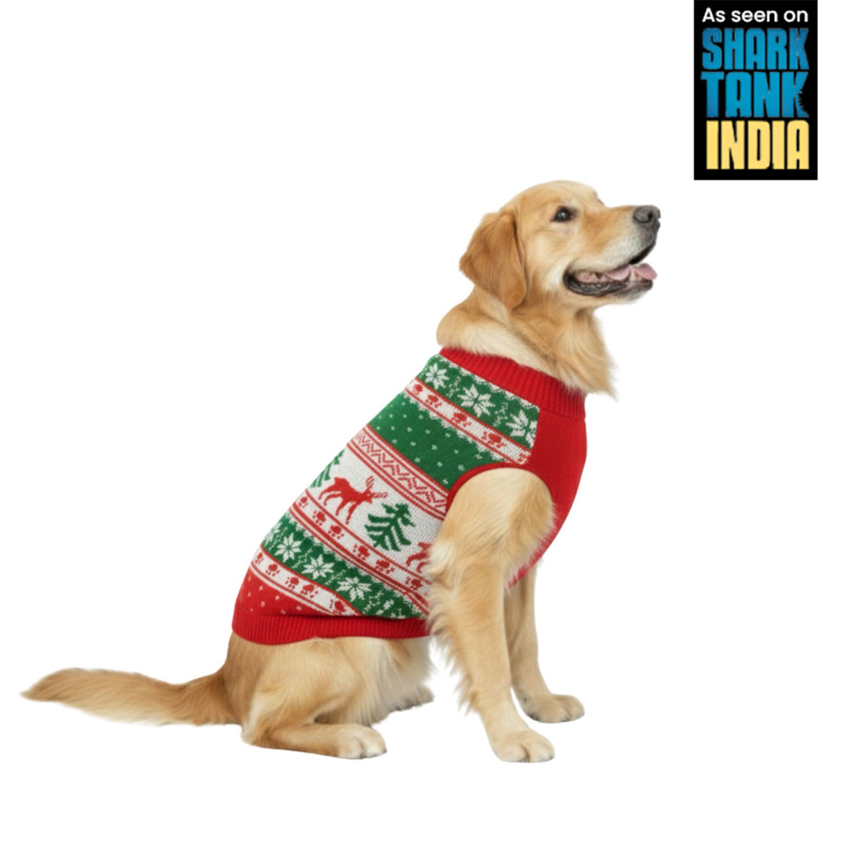 Nootie Dog Sweater Deer Print – Stylish Winter Knitwear for All Breeds