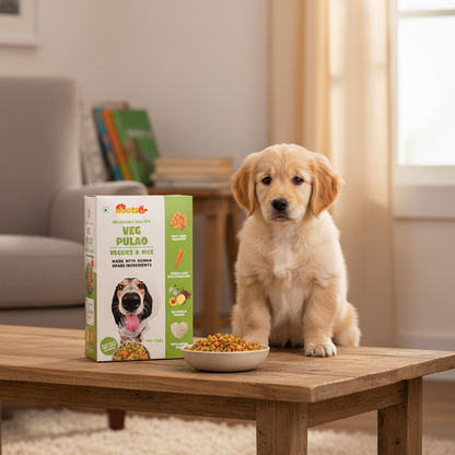 Nootie Veg Pulao Dog Food - 100g - 100% Veg, Human-Grade & Gluten-Free (Pack of 3)