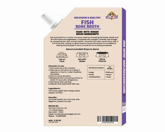Nootie Fish Bone Broth 100 Ml For Cats