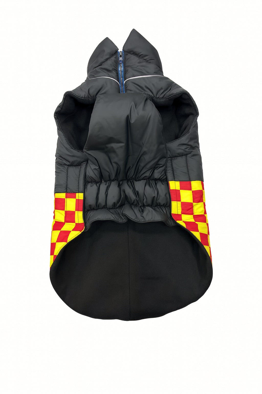 Nootie Dog Winter Jacket – High Neck, Warm & Waterproof Coat for Dogs, Red-Yellow