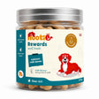 Nootie Rewards Woof Treats Calcium Milk Bones for Dogs | Milk Flavour Dog Biscuits | Calcium-Rich, Fiber-Rich Training & Reward Treats for Strong Bones, Healthy Teeth & Better Digestion (220g)
