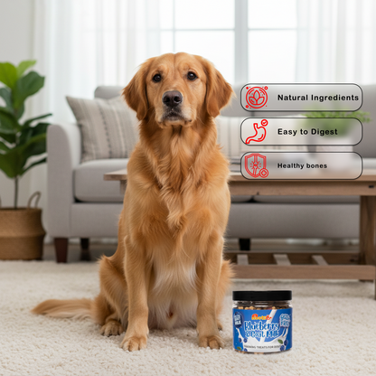 Nootie Gluten-Free Training Treats for Dogs – Blueberry & Goat Milk Flavour (220g) | Healthy Reward for Oral, Gut & Immune Health