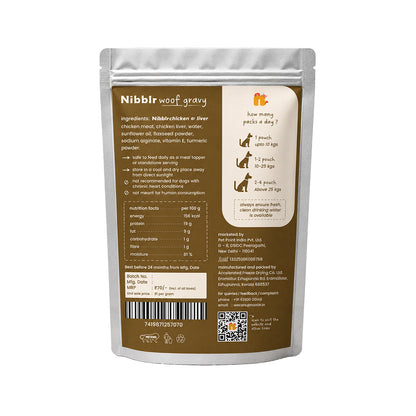 Nibblr Dog Gravy - Chicken Liver