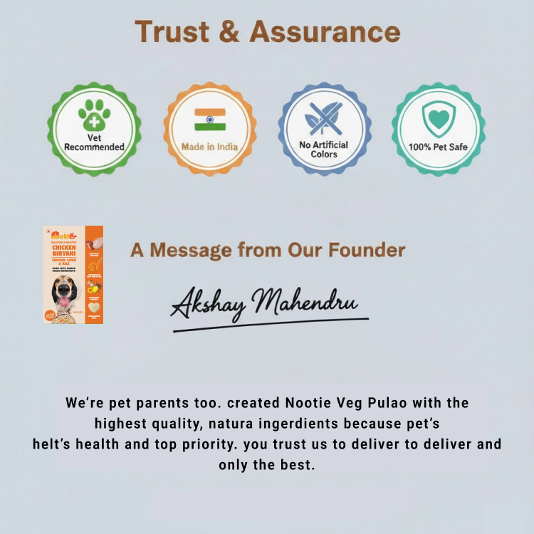 Nootie Chicken & Liver Dog Meal (300g) – Human-Grade, Balanced Wet Food for Puppies & Adults