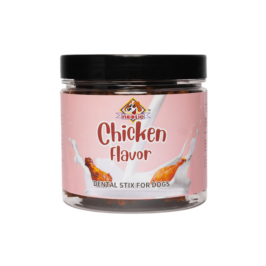 Nootie Gluten Free Dental Stix for Dogs,Treats for All Life Stages Chicken Flavour 220 Gm Box