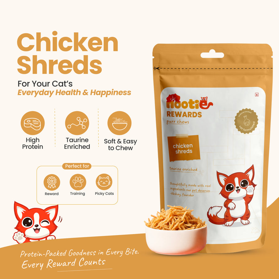 Rewards Cat Chews - Chicken Shreds