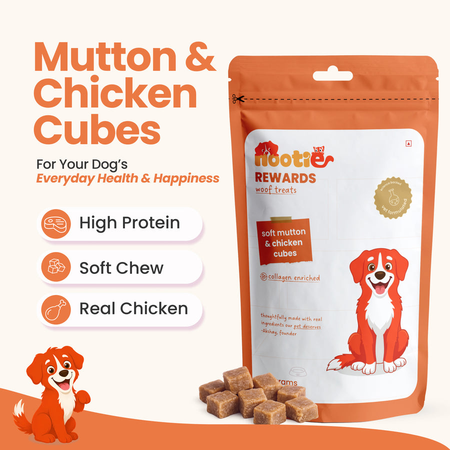 Rewards Dog Treats - Soft Mutton & Chicken Cubes